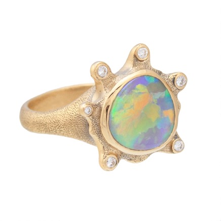 AK opal ring YG